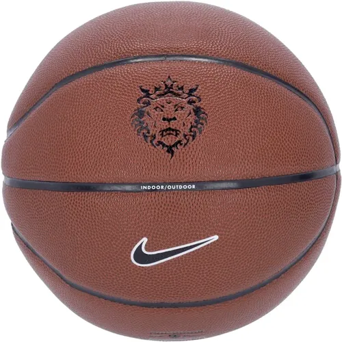 Sport Accessories, unisex, , Size: ONE SIZE All Court Basketball Amber/Black/Silver - Nike - Modalova