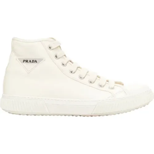 Pre-owned Sneakers, male, , Size: 7 1/2 US Pre-owned Leather sneakers - Prada Vintage - Modalova