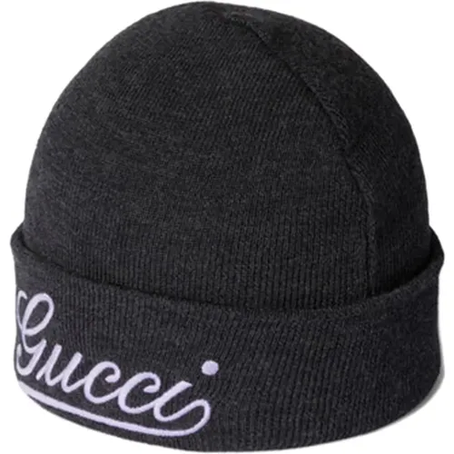 Beanies, female, , Size: M Logo Beanie - Gucci - Modalova