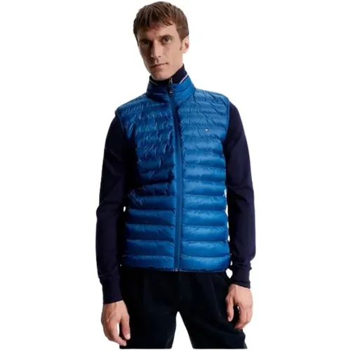 Compressible Sleeveless Down Jacket , male, Sizes: M, XL, S - Tommy Hilfiger - Modalova