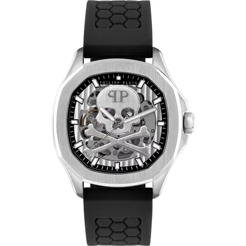 Watches, male, , Size: ONE SIZE Skeleton Spectre Automatic Men's Watch - Philipp Plein - Modalova