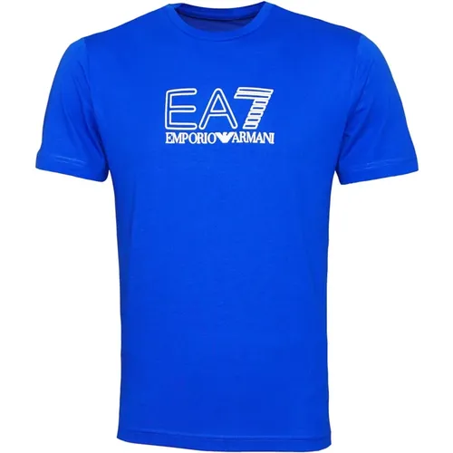 Sportlich Elegantes Crew-Neck T-Shirt - Emporio Armani EA7 - Modalova