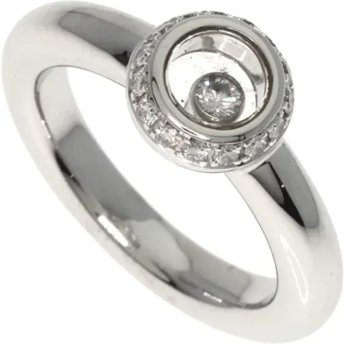 Pre-owned Jewellery, female, , Size: ONE SIZE Pre-owned White Gold rings - Chopard Pre-owned - Modalova