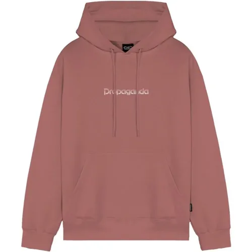 Apple Sweatshirt Herbst/Winter 2024 Rosa Baumwolle Männer , Herren, Größe: XL - Propaganda - Modalova