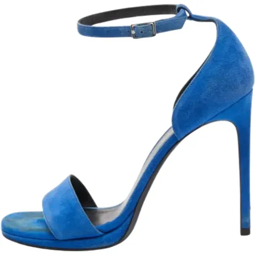 Pre-owned Suede sandals , female, Sizes: 5 1/2 UK - Yves Saint Laurent Vintage - Modalova