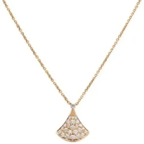 Pre-owned Rose Gold necklaces , female, Sizes: ONE SIZE - Bvlgari Vintage - Modalova