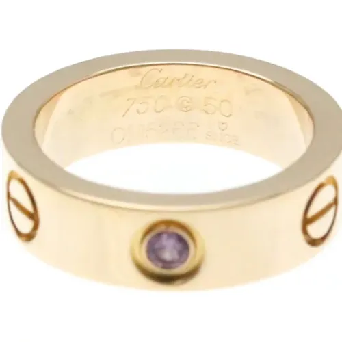 Pre-owned Jewellery, female, , Size: ONE SIZE Pre-owned Rose Gold rings - Cartier Vintage - Modalova