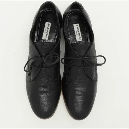 Pre-owned Leather flats , female, Sizes: 6 1/2 UK - Balenciaga Vintage - Modalova