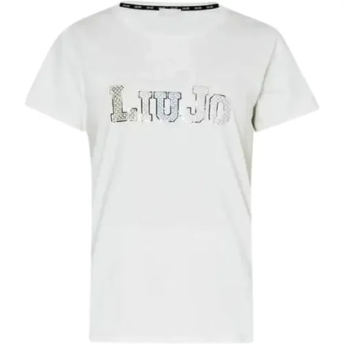Casual T-Shirt for Women , female, Sizes: M, L, XS, XL, 2XS - Liu Jo - Modalova