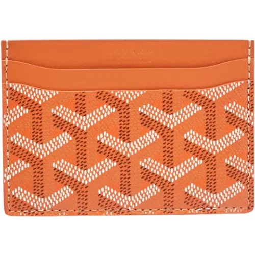 Pre-owned Wallets, female, , Size: ONE SIZE Pre-owned Coated canvas wallets - Goyard Vintage - Modalova