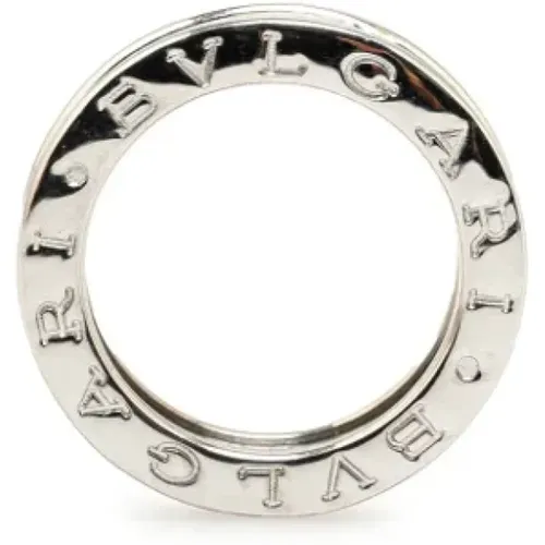 Pre-owned Jewellery, female, , Size: ONE SIZE Pre-owned White Gold rings - Bvlgari Vintage - Modalova