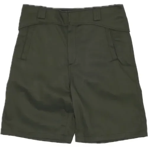 Casual Shorts, male, , Size: M Folded Belt Shorts - Gr10K - Modalova