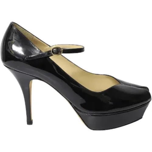 Pre-owned Pumps, female, , Size: 7 US Pre-owned Leather heels - Yves Saint Laurent Vintage - Modalova