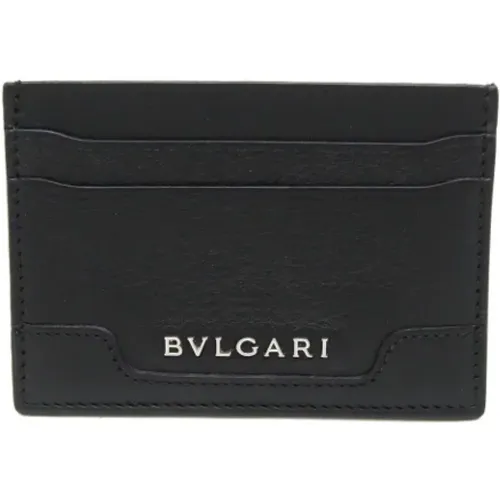 Pre-owned Wallets, female, , Size: ONE SIZE Pre-owned Leather wallets - Bvlgari Vintage - Modalova