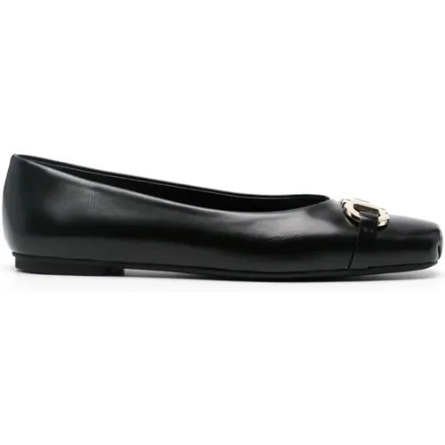 Flat Ballet Flats Gancini Buckle , female, Sizes: 6 UK, 4 1/2 UK, 5 UK, 4 UK - Salvatore Ferragamo - Modalova