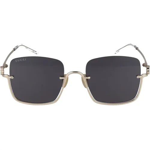 Stylische Sonnenbrille GG1279S,Gold/ Sunglasses,Sunglasses GG1279S,Gold Grey Sunglasses,Gold/Light Pink Sunglasses - Gucci - Modalova