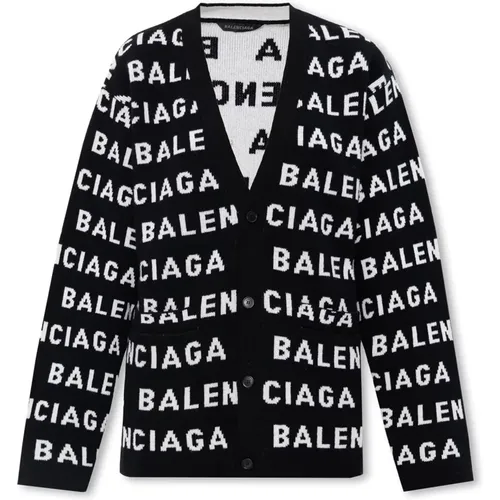 Cardigan mit Logo Balenciaga - Balenciaga - Modalova