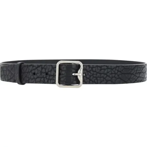 Grain Leather Belt , male, Sizes: 90 CM - Burberry - Modalova