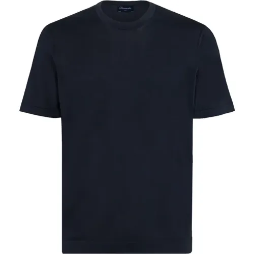 T-Shirts,Frosted Kurzarm T-Shirt - Drumohr - Modalova