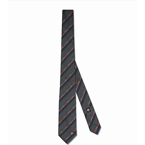 Ties, male, , Size: ONE SIZE Elegant Silk Tie for Men - Gucci - Modalova