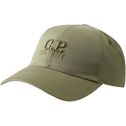 Caps, male, , Size: ONE SIZE Adjustable Logo Panel Cap - C.P. Company - Modalova