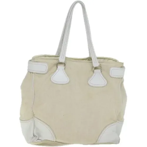 Pre-owned Tote Bags, female, , Size: ONE SIZE Pre-owned Canvas prada-bags - Prada Vintage - Modalova