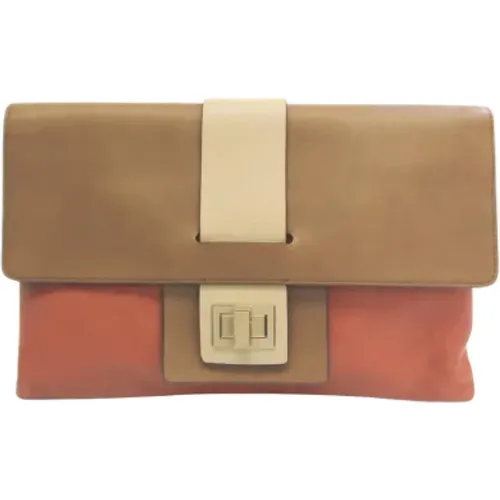 Pre-owned Clutches, female, , Size: ONE SIZE Pre-owned Leather clutches - Anya Hindmarch Pre-owned - Modalova