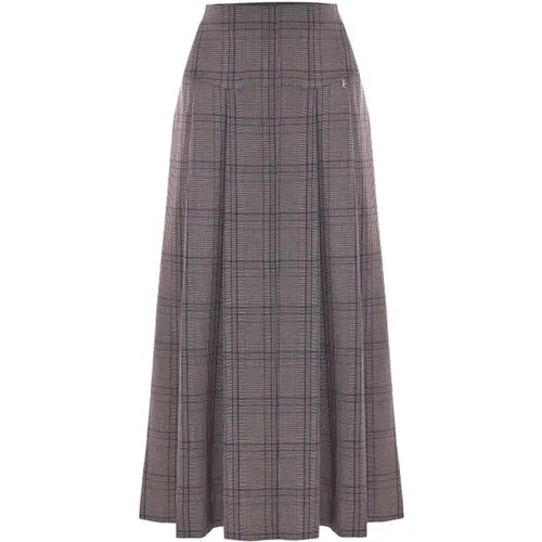 Maxi Skirts, female, , Size: XS Timeless Tartan Pleated Skirt - Kocca - Modalova