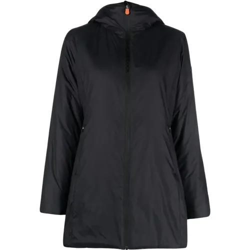 Long Down Jacket Alba from Icons Collection , male, Sizes: S, M - Save The Duck - Modalova