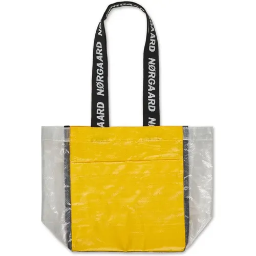 Transparent Lemon Bag Laundrette Mirca , female, Sizes: ONE SIZE - Mads Nørgaard - Modalova