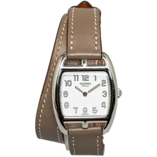 Pre-owned Watches, female, , Size: ONE SIZE Pre-owned Metal watches - Hermès Vintage - Modalova