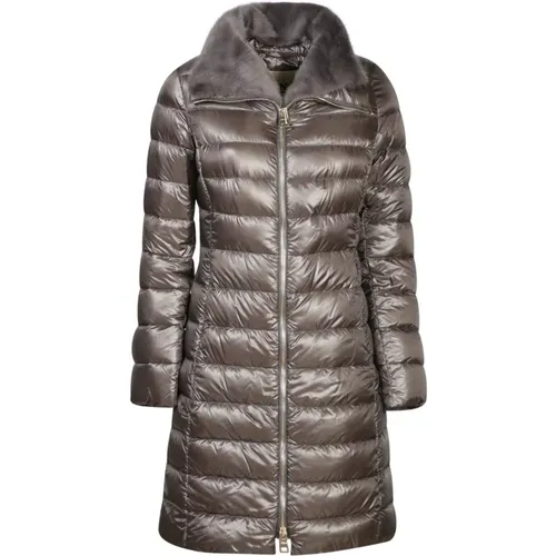 Graue Jacke Damen Stilvolle Mode - Herno - Modalova