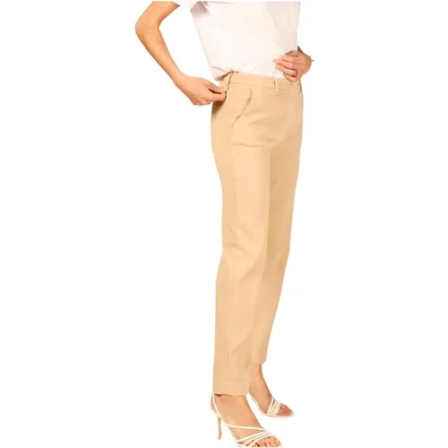 Elegante Chino Hose in Dunkel Khaki , Damen, Größe: S - Mason's - Modalova