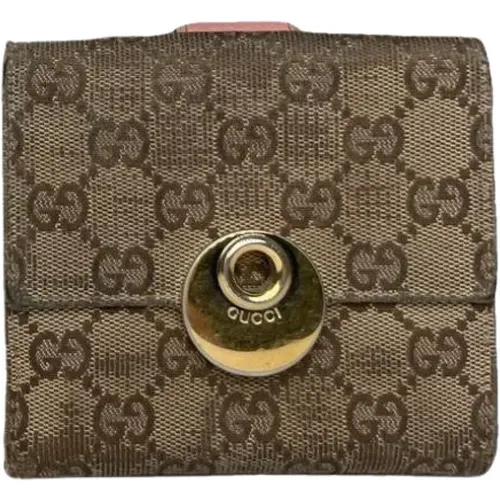 Pre-owned Wallets, female, , Size: ONE SIZE Pre-owned Vintage Wallet - Gucci Vintage - Modalova