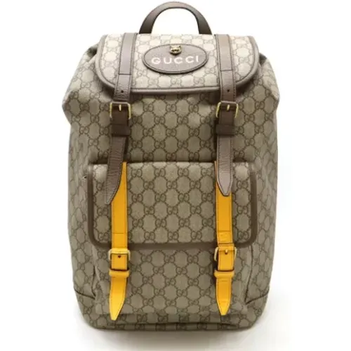 Pre-owned Backpacks, male, , Size: ONE SIZE Pre-owned Leather gucci-bags - Gucci Vintage - Modalova