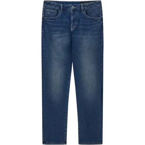 Straight Jeans, male, , Size: W31 Stylish Trousers for Men - Armani Exchange - Modalova
