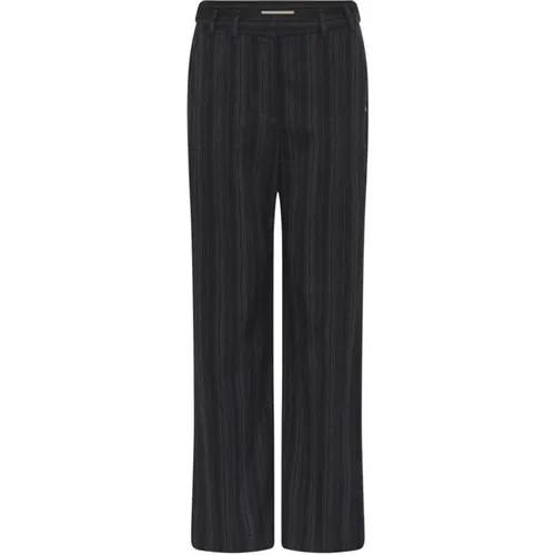 Wide Leg Trousers with Striped Pattern , female, Sizes: L - Gustav - Modalova