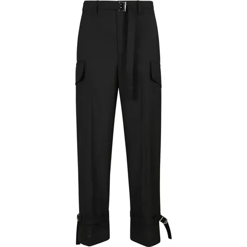 Straight Trousers, male, , Size: L Tailored Trousers - Sacai - Modalova