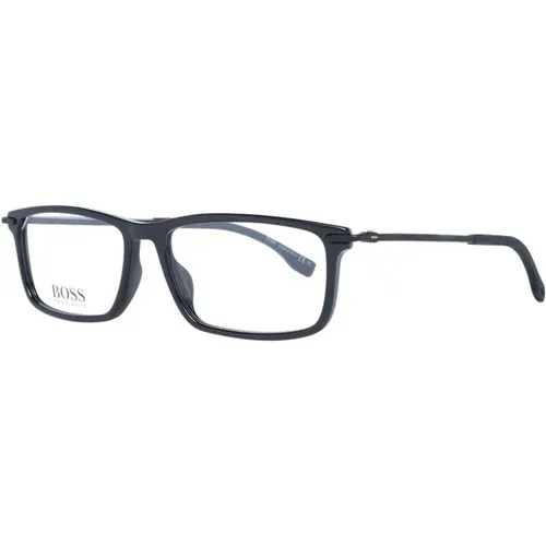 Schwarze Rechteckige Optische Brillen aus Kunststoff - Hugo Boss - Modalova