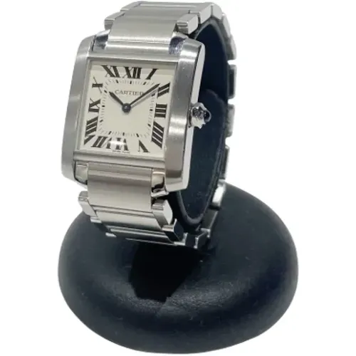 Pre-owned Watches, female, , Size: ONE SIZE Pre-owned Fabric watches - Cartier Vintage - Modalova