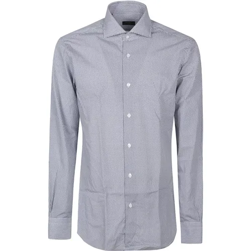 Klassisches Hals Shirt , Herren, Größe: 4XL - Barba Napoli - Modalova