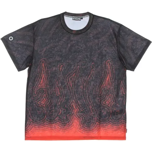 T-Shirts, male, , Size: L Abyss Mens All Over Print Tee - Octopus - Modalova