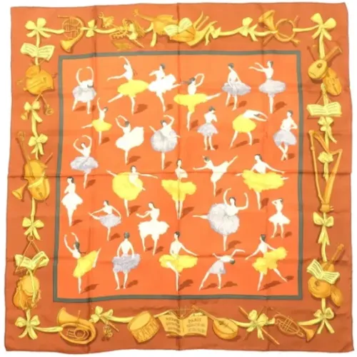 Pre-owned Silk scarves , female, Sizes: ONE SIZE - Hermès Vintage - Modalova