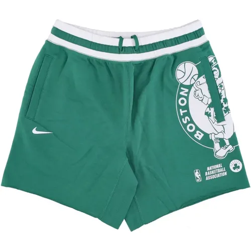 Casual Shorts, male, , Size: XL Boston Celtics Fleece Shorts - Nike - Modalova