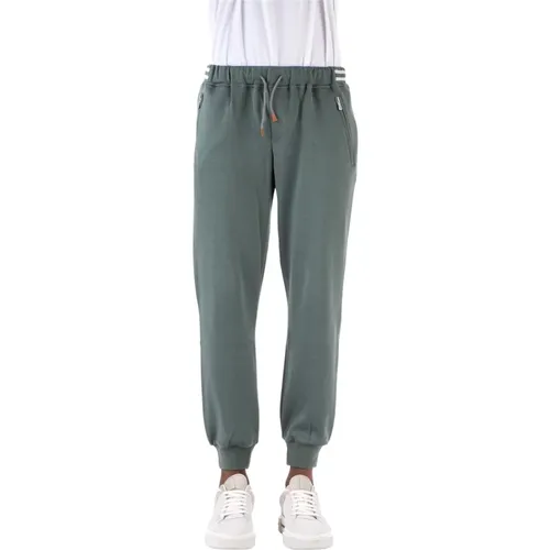 Sweatpants, male, , Size: XL Sweatpants with Drawstring and Elastic Waist - Eleventy - Modalova