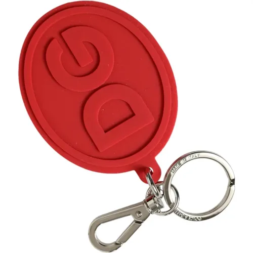 Keyrings, unisex, , Size: ONE SIZE Elegant Trifold Key Holder Case - Dolce & Gabbana - Modalova