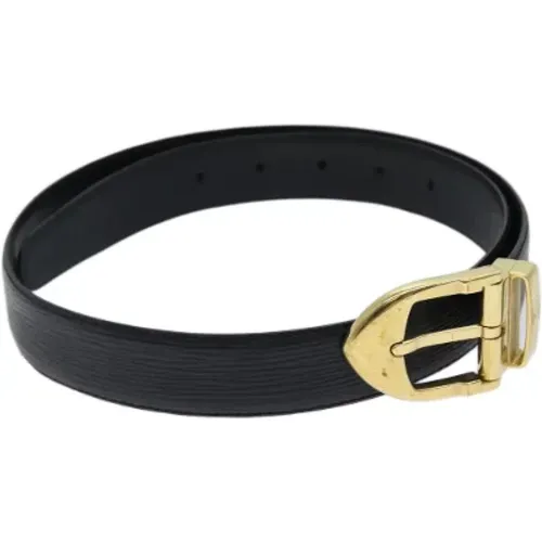 Pre-owned Leather belts , female, Sizes: ONE SIZE - Louis Vuitton Vintage - Modalova