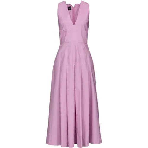 Beloved Poplin Dress , female, Sizes: XS - pinko - Modalova