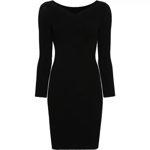Schwarzes Kleid , Damen, Größe: M - alberta ferretti - Modalova