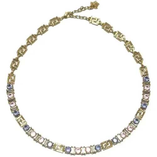 Pre-owned Jewellery, female, , Size: ONE SIZE Pre-owned Metal necklaces - Versace Pre-owned - Modalova